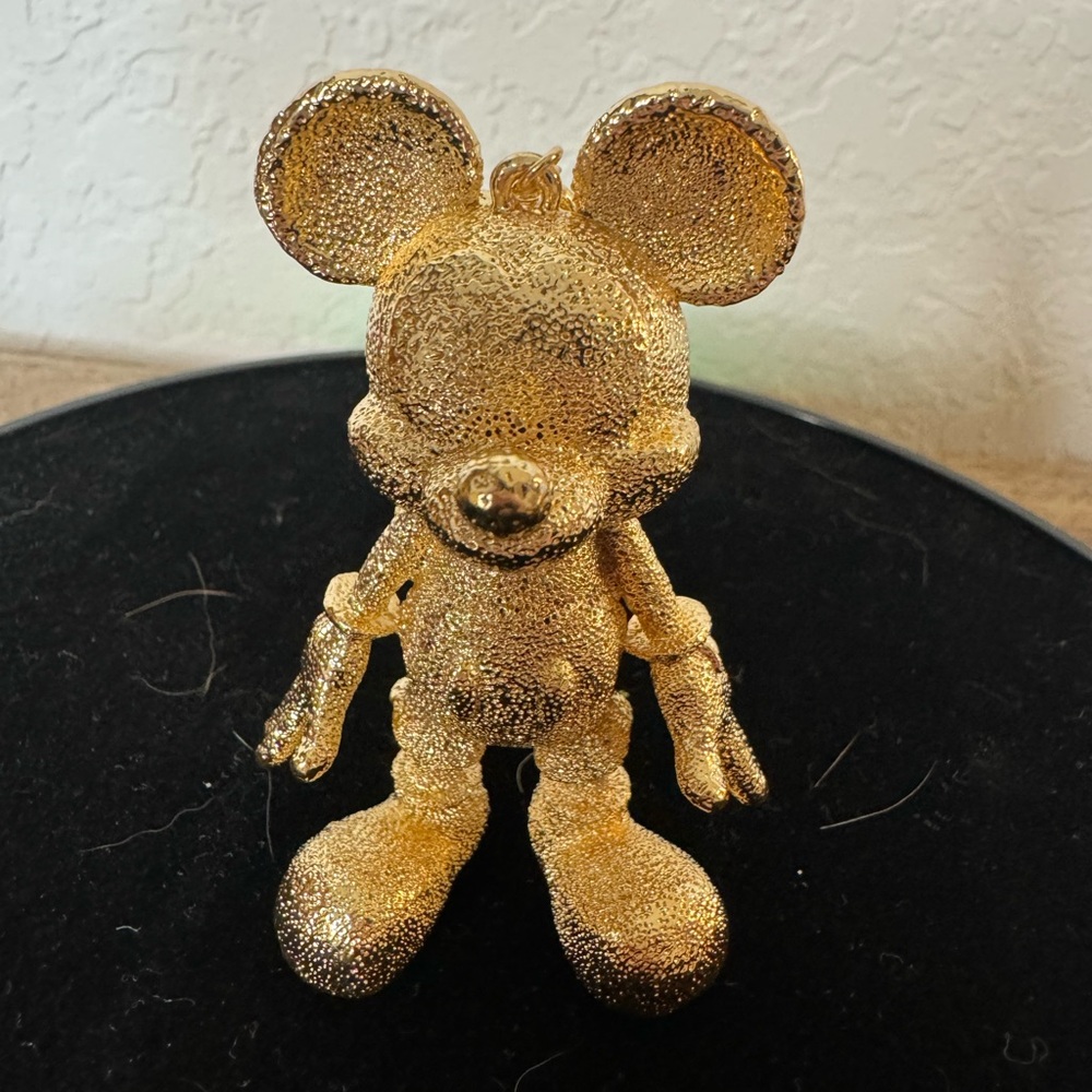 BaubleBar Gold Mickey Bag Charm
